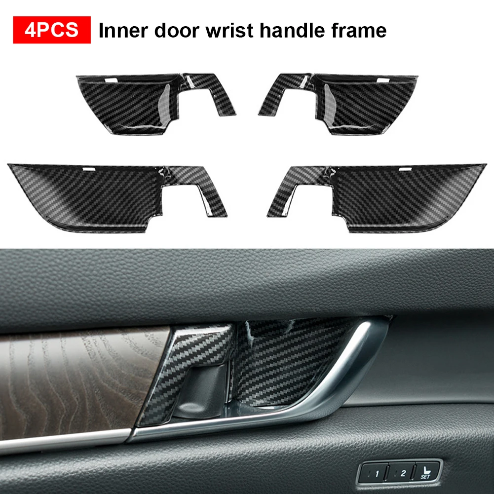 4PCS Car Door Interior Handle Cover Handle Cup Protective Sticker Carbon Fiber Black Cover Trim Protector for 18-21 Honda Accord
4PCS Car Door Interior Handle Cover Handle Cup Protective Sticker Carbon Fiber Black Cover Trim Protector for 18-21 Honda Accord