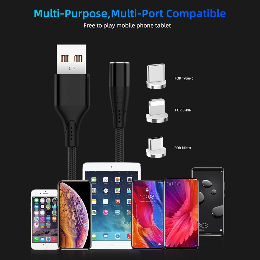 Magnetic SUB C Type C Cable For Huawei P40 P30 P20 Mate 20 Pro Magnet Fast Charging Wire For Charging Micro USB For Xiaomi Redmi
Magnetic SUB C Type C Cable For Huawei P40 P30 P20 Mate 20 Pro Magnet Fast Charging Wire For Charging Micro USB For Xiaomi Redmi