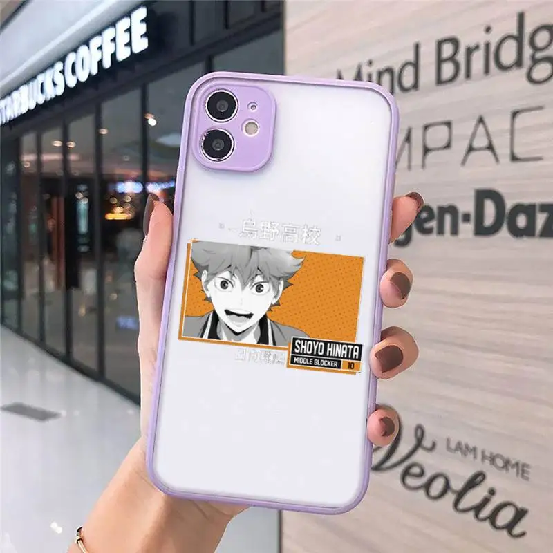 Japan Anime Volleyball Boy Haikyuu Phone Cases Matte Transparent for iPhone 7 8 11 12 s mini pro X XS XR MAX Plus cover funda 
Japan Anime Volleyball Boy Haikyuu Phone Cases Matte Transparent for iPhone 7 8 11 12 s mini pro X XS XR MAX Plus cover funda