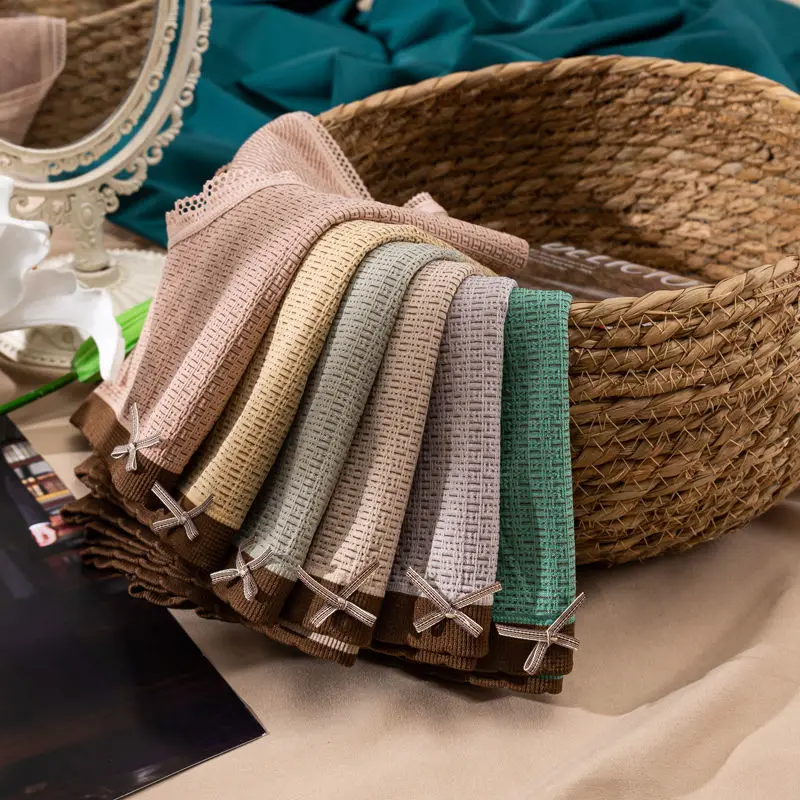 Seamless Underwear Women Cute Mid-Waist Ladies Cotton Antibacterial Breathable Girl Hip-Lifting Student Briefs Women
Seamless Underwear Women Cute Mid-Waist Ladies Cotton Antibacterial Breathable Girl Hip-Lifting Student Briefs Women