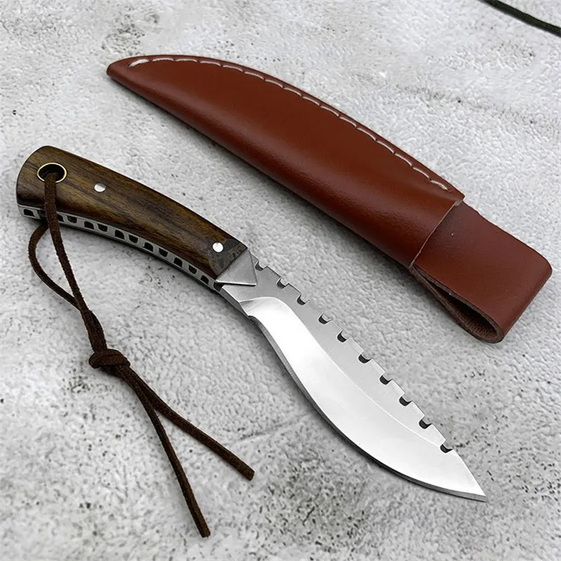 Nepal Dogleg Outdoor Wilderness Survival Tactics Straight Knife Golden Sandalwood EDC Portable Jungle Hunting and Rescue Knife
Nepal Dogleg Outdoor Wilderness Survival Tactics Straight Knife Golden Sandalwood EDC Portable Jungle Hunting and Rescue Knife