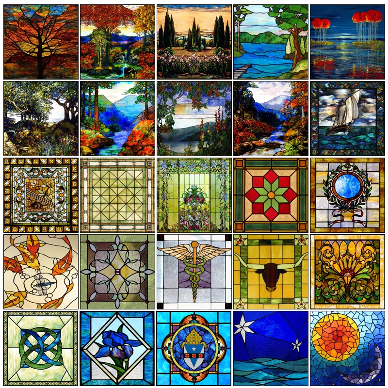 Window Film Stained Glass Films Frosted Privacy Static Cling Retro Sticker For Bathroom Cabinet Door Home Decor Skylight Covers
Window Film Stained Glass Films Frosted Privacy Static Cling Retro Sticker For Bathroom Cabinet Door Home Decor Skylight Covers