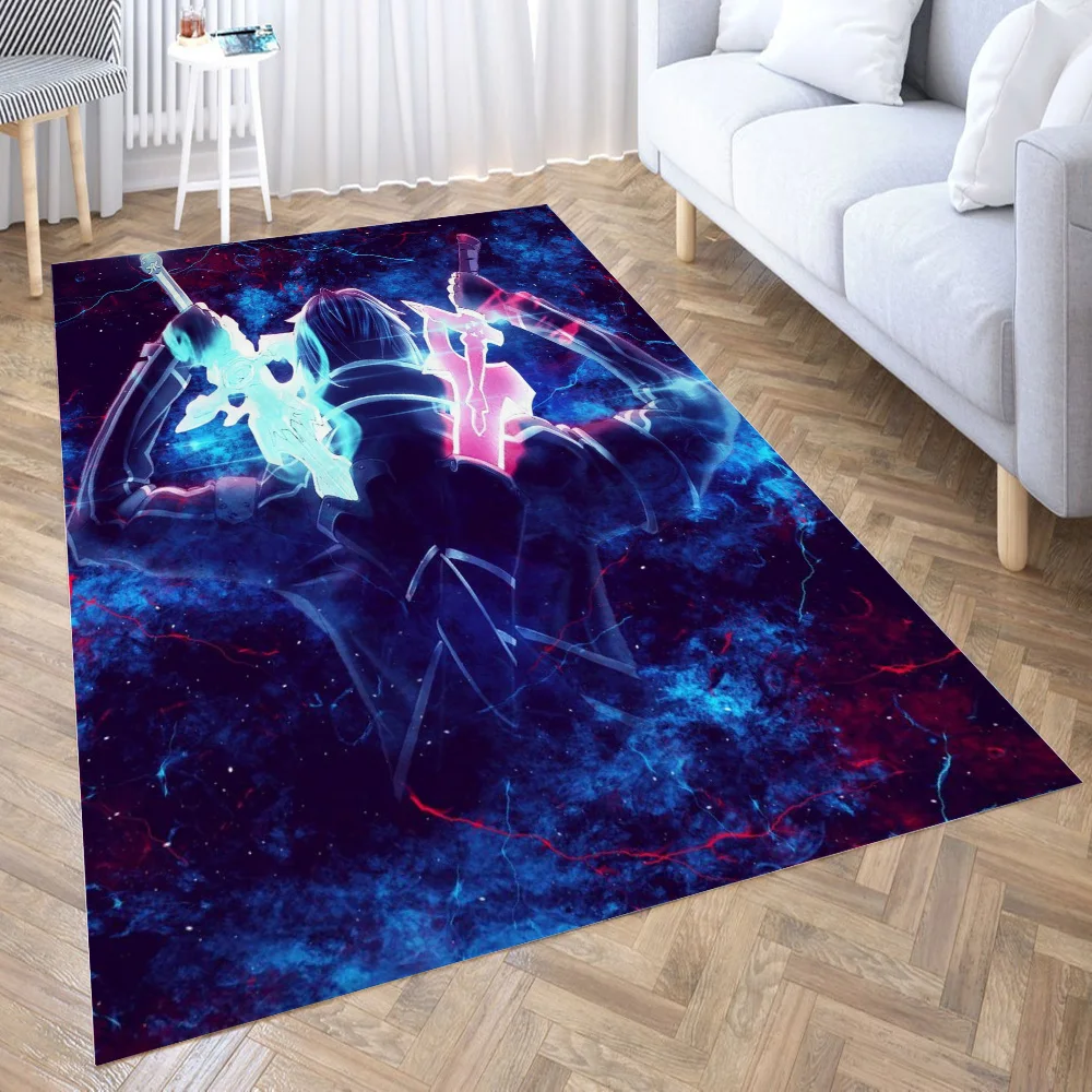 

Sword Art Online Carpet for Living Room 3D Hall Furniture Floor Mat Bath Anime Area Rug Teenager Bedroom Decora