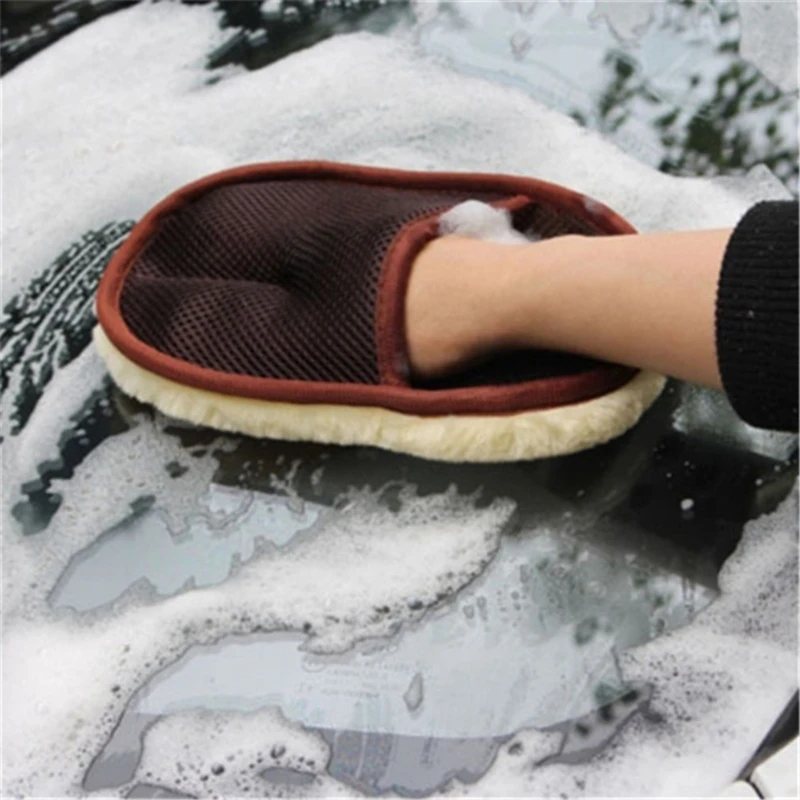 1 Pcs Car Styling Wool Soft Car Wash Cleaning Glove Cleaning Brush Motorcycle Washer Care Products Car Accessories
1 Pcs Car Styling Wool Soft Car Wash Cleaning Glove Cleaning Brush Motorcycle Washer Care Products Car Accessories