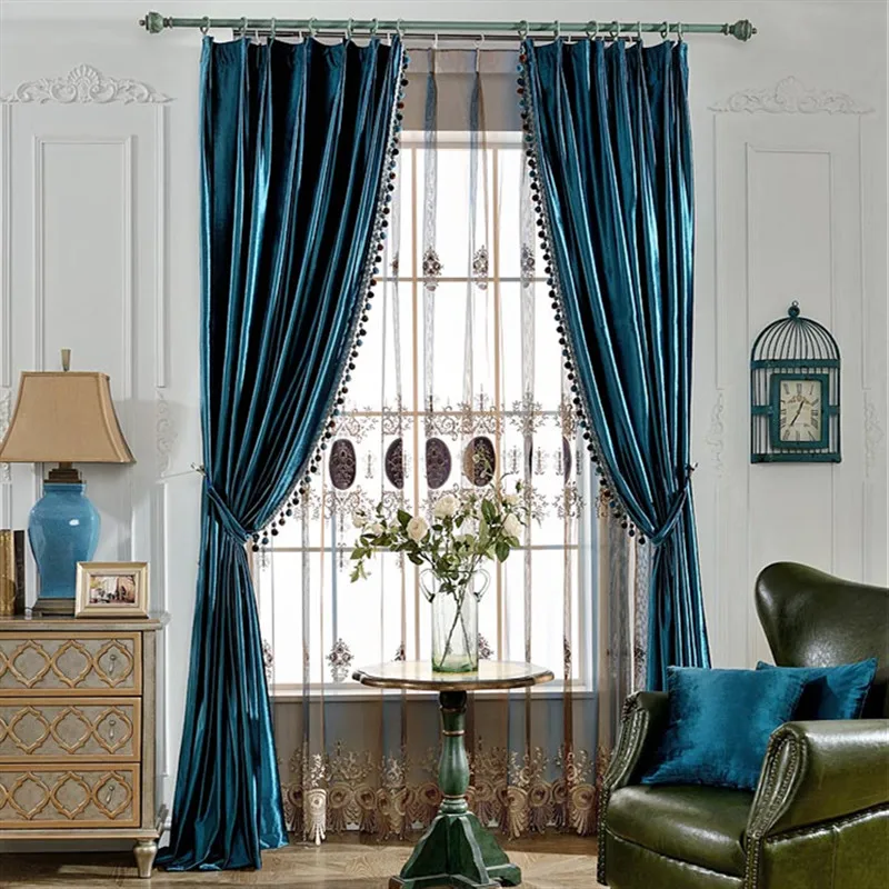 Luxury European thick velvet solid Curtains for living room bedroom blackout window treatment curtainshome decoration
Luxury European thick velvet solid Curtains for living room bedroom blackout window treatment curtainshome decoration