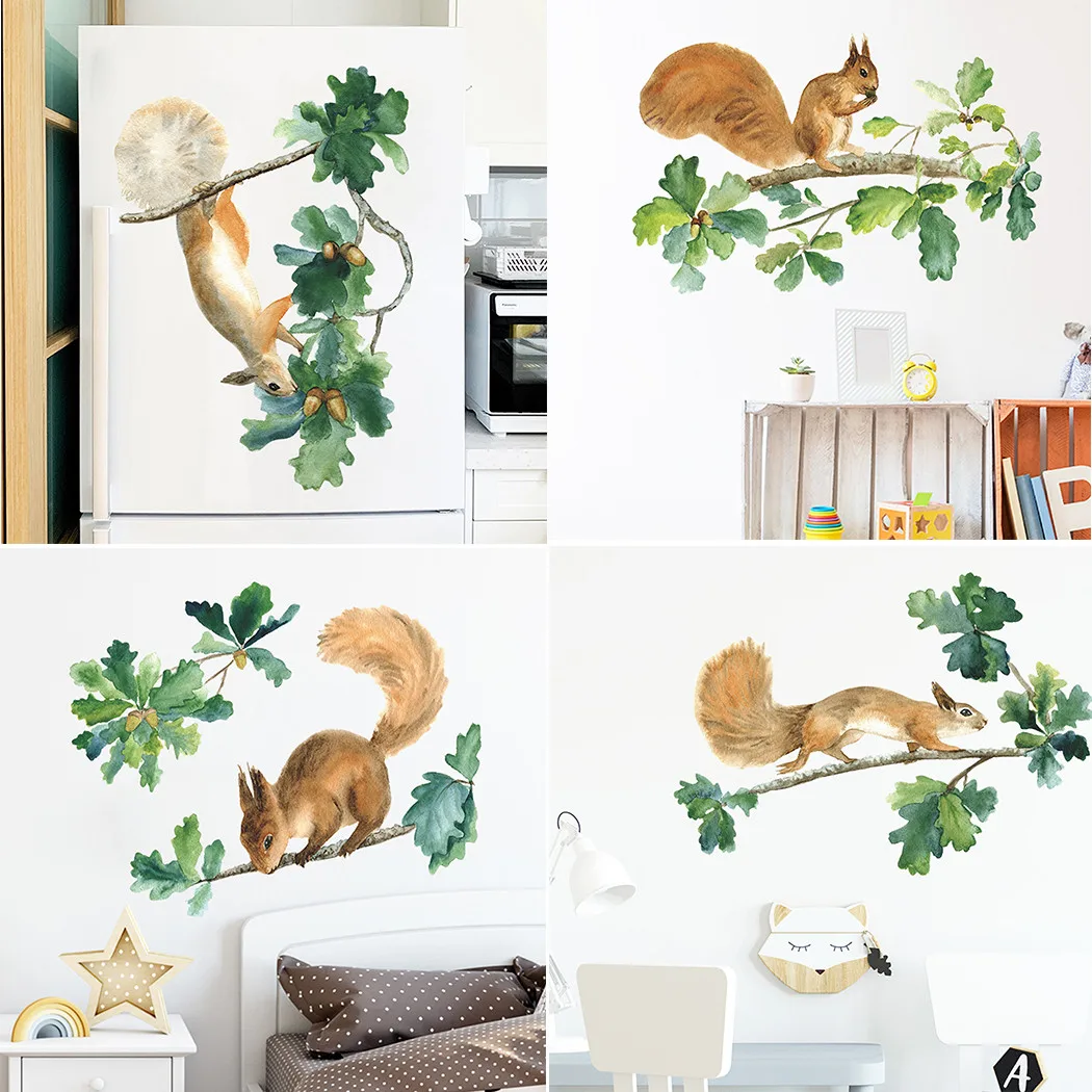 1 Set Wall Sticker 30*39cm PVC Cartoon Squirrel Children Bedroom Home Cabinet Wall Decoration Wall Sticker
1 Set Wall Sticker 30*39cm PVC Cartoon Squirrel Children Bedroom Home Cabinet Wall Decoration Wall Sticker