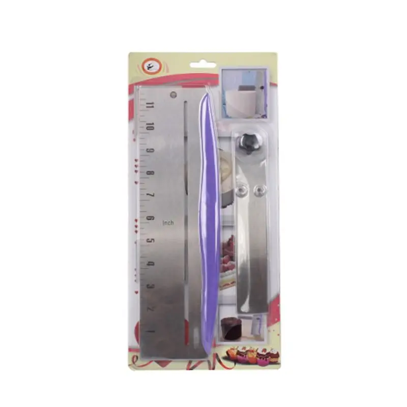 Adjustable stainless steel cake for smooth wrap on the edge of soft candy cream 425D
Adjustable stainless steel cake for smooth wrap on the edge of soft candy cream 425D