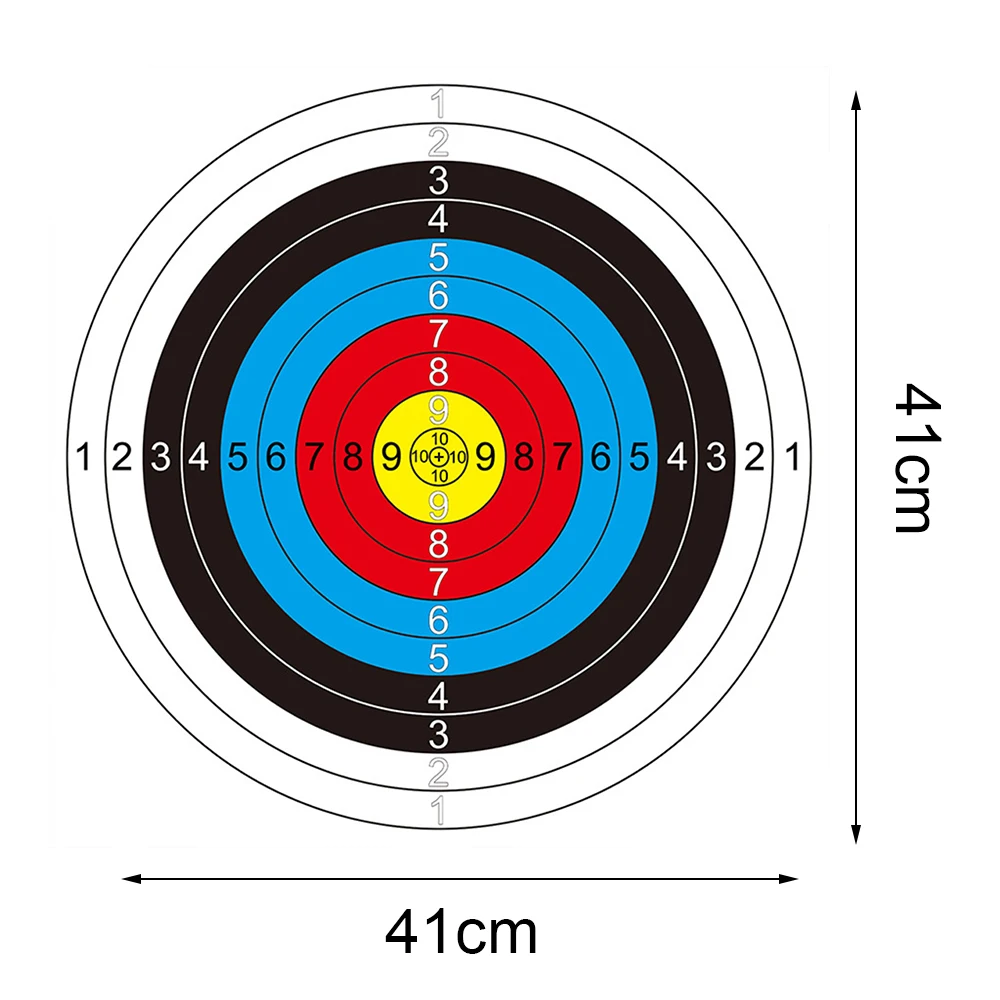 1pc Shooting Target Faces Darts Paper Bows Archery Amusement 41 41 Accessories Durable 10 Ring
1pc Shooting Target Faces Darts Paper Bows Archery Amusement 41 41 Accessories Durable 10 Ring