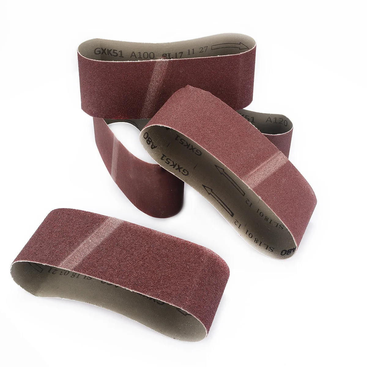 60 80 100 120 240 Grits Sanding Belts Grits 3"x18" Sander Abrasive Polishing Belts For Metal Wood Product Grinding Polishing
60 80 100 120 240 Grits Sanding Belts Grits 3"x18" Sander Abrasive Polishing Belts For Metal Wood Product Grinding Polishing