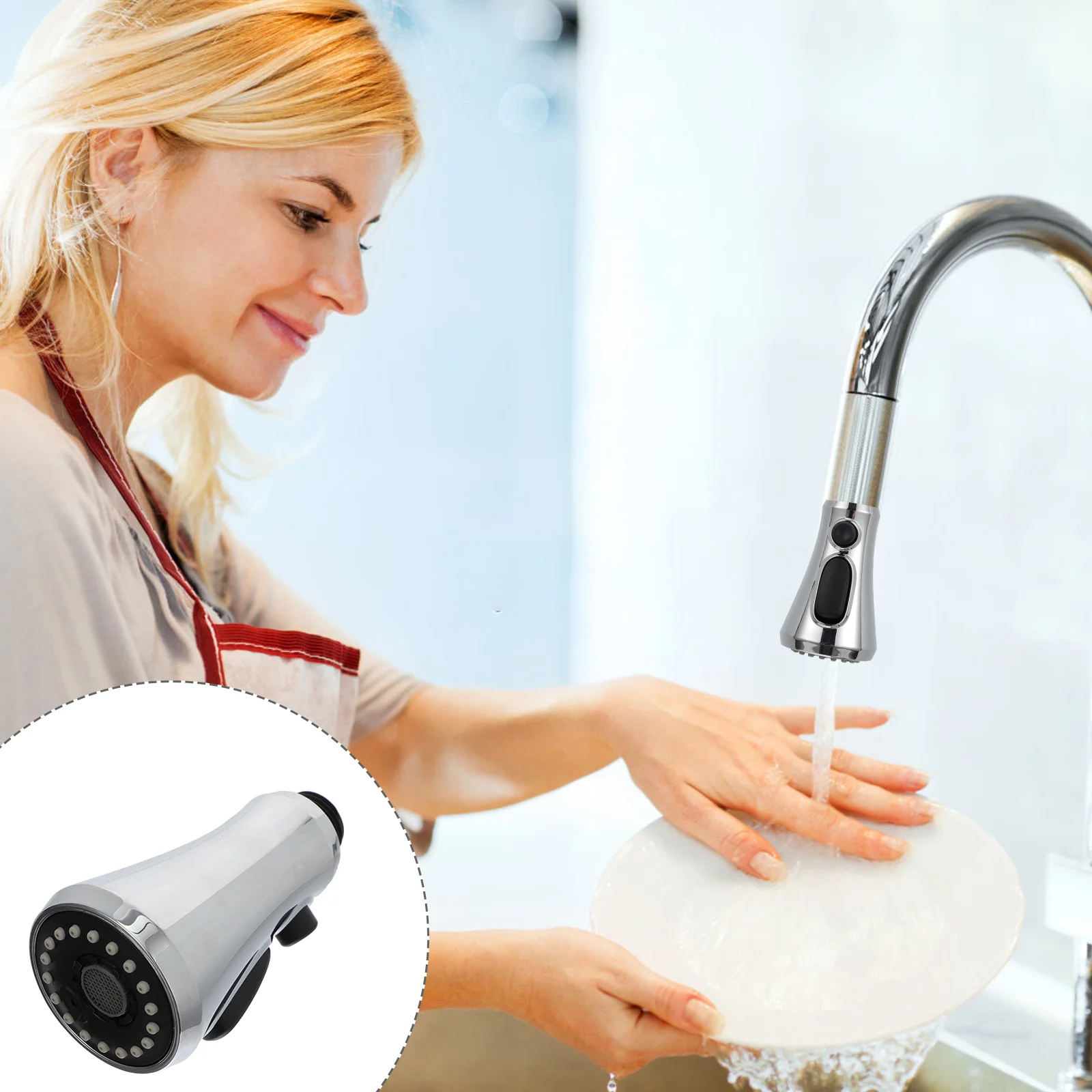 Сменная насадка, внешний распылитель для кухонной раковины
Сменная насадка, внешний распылитель для кухонной раковины