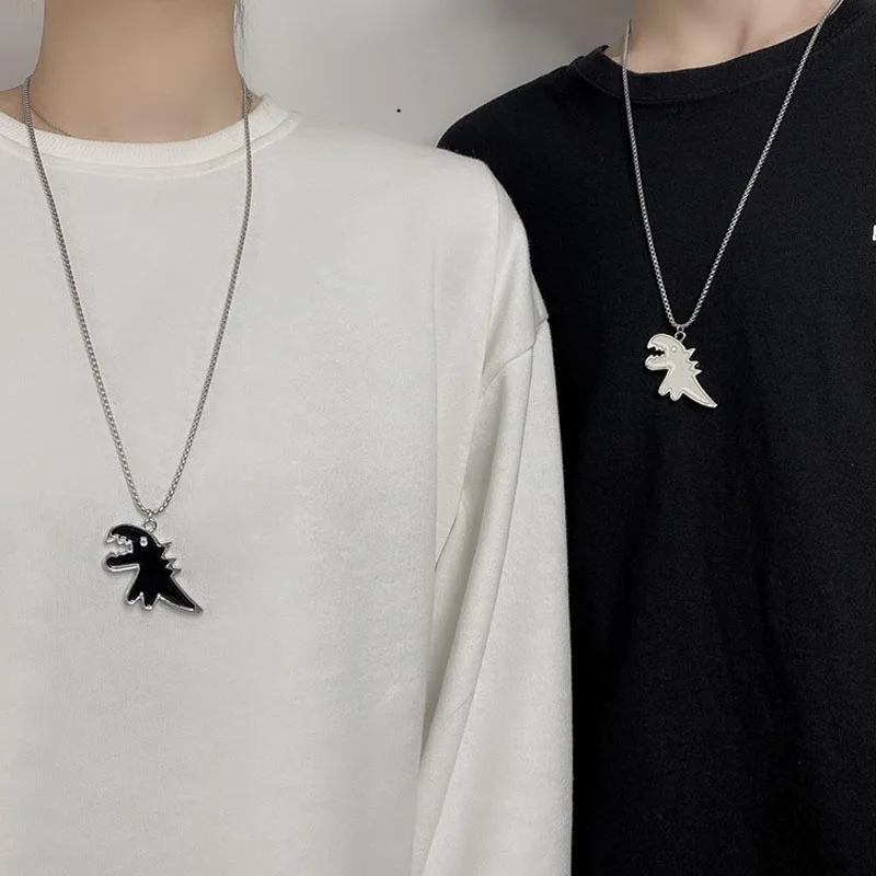 Cartoon Dinosaur Pendant Necklace for Women Men Pendant Alloy Chains on The Neck Fashion Hip Hop Couple Chain Necklaces Jewelry
Cartoon Dinosaur Pendant Necklace for Women Men Pendant Alloy Chains on The Neck Fashion Hip Hop Couple Chain Necklaces Jewelry