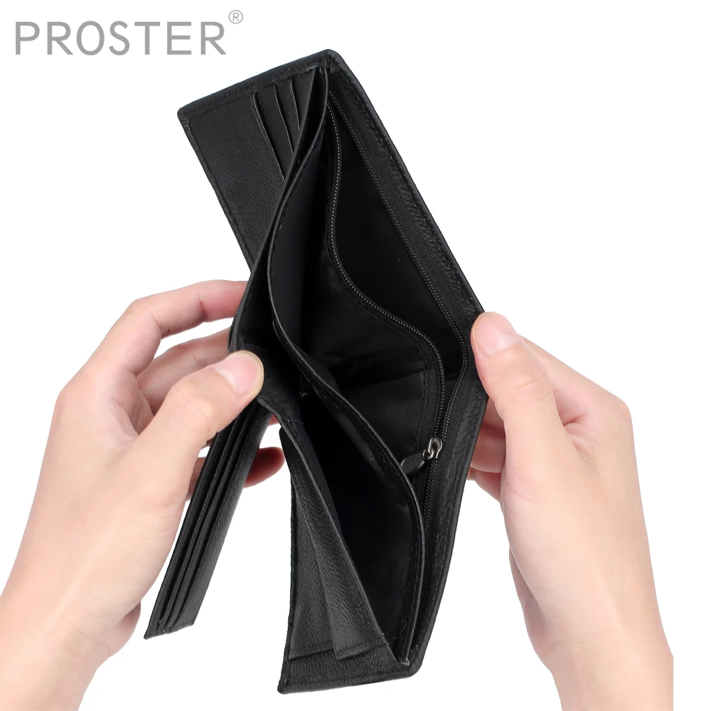 Proster For RFID Blocking Genuine Leather Wallet Slim Mens Purse Bifold Credit Card Holder
Proster For RFID Blocking Genuine Leather Wallet Slim Mens Purse Bifold Credit Card Holder