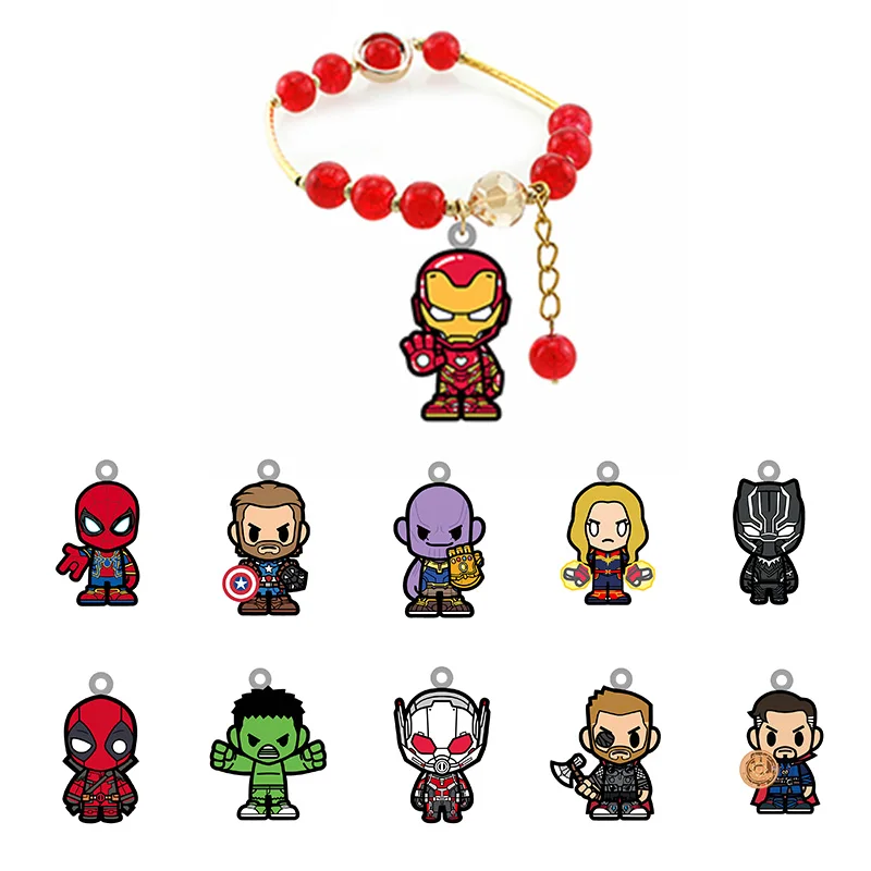 Браслет из акриловой смолы с героями мультфильма Marvel | Украшения и аксессуары