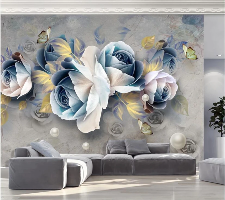 beibehang Custom wallpaper murals home decoration 3D stereo embossed rose European retro TV fashion background wall painting
beibehang Custom wallpaper murals home decoration 3D stereo embossed rose European retro TV fashion background wall painting