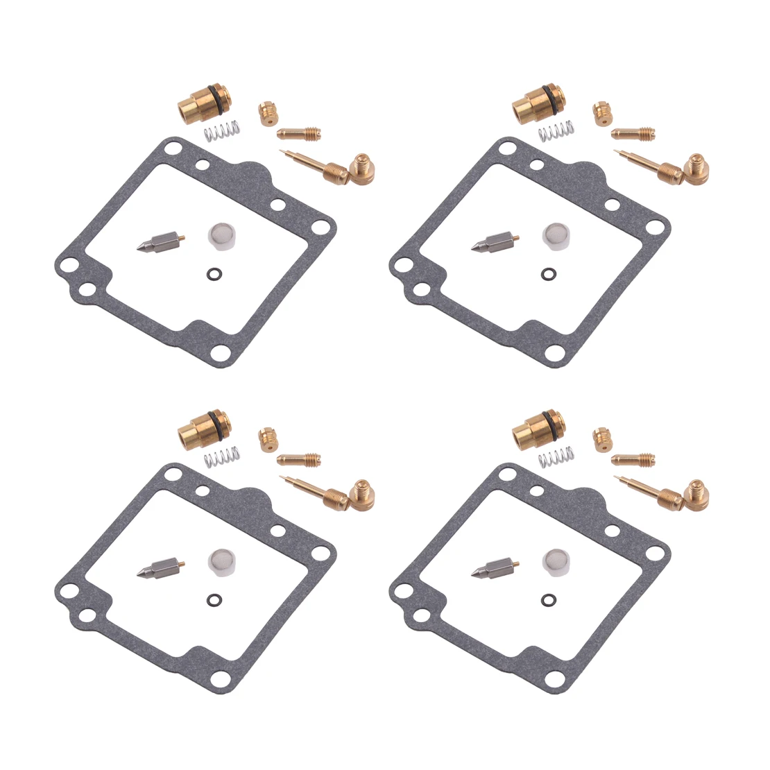 Комплект для ремонта мотоциклетного карбюратора beler, 4 комплекта, подходит для Suzuki GS550 E/L GS550M GS550T, аксессуары
Комплект для ремонта мотоциклетного карбюратора beler, 4 комплекта, подходит для Suzuki GS550 E/L GS550M GS550T, аксессуары