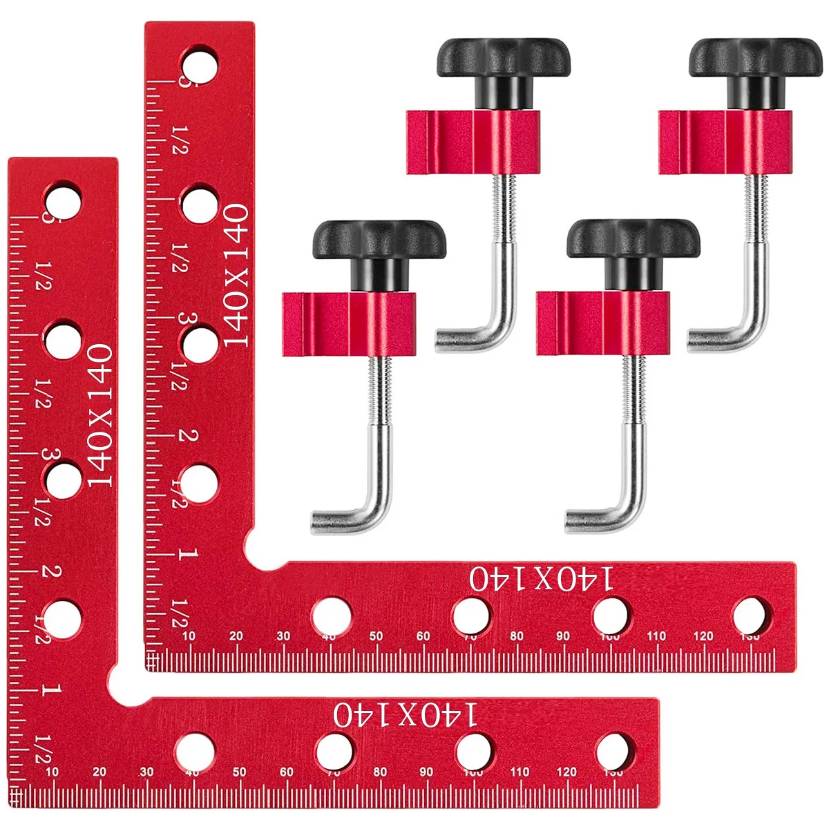 90 Degrees L-Shaped Auxiliary Fixture Precision Clamping Squares Splicing board Positioning Panel Fixed clip Woodworking tools
90 Degrees L-Shaped Auxiliary Fixture Precision Clamping Squares Splicing board Positioning Panel Fixed clip Woodworking tools