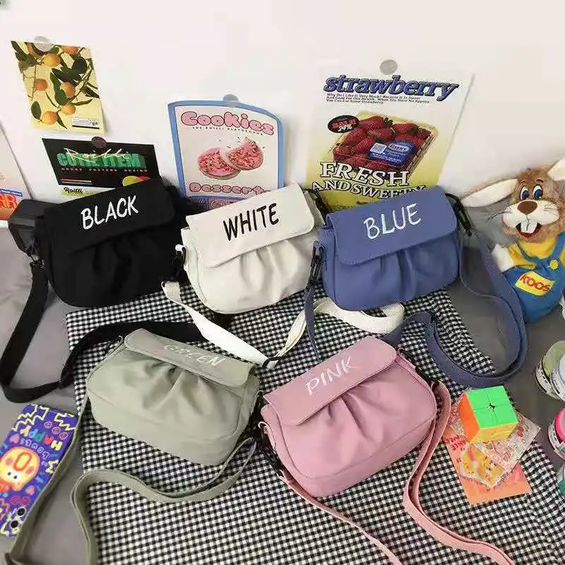 2021 New Japanese Harajuku Cute and Versatile Casual Girl's One Shoulder Straddle Bag 
2021 New Japanese Harajuku Cute and Versatile Casual Girl's One Shoulder Straddle Bag