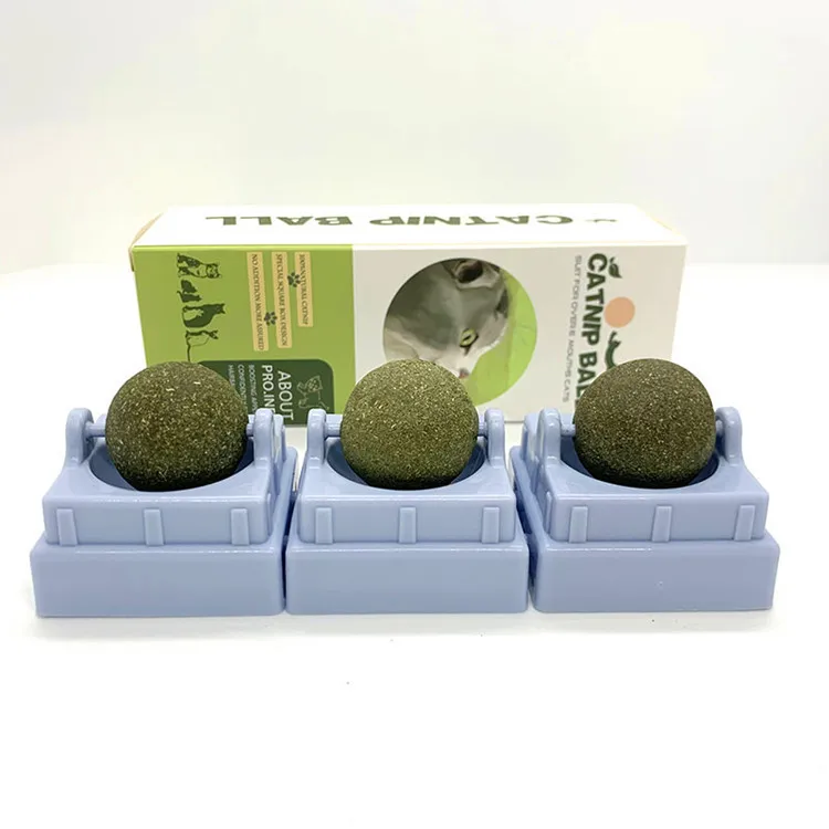New pet cat products cat toy molars cleaning teeth tease cat wood Polygonum hydropiper molars ball rotate cat Mint ball
New pet cat products cat toy molars cleaning teeth tease cat wood Polygonum hydropiper molars ball rotate cat Mint ball