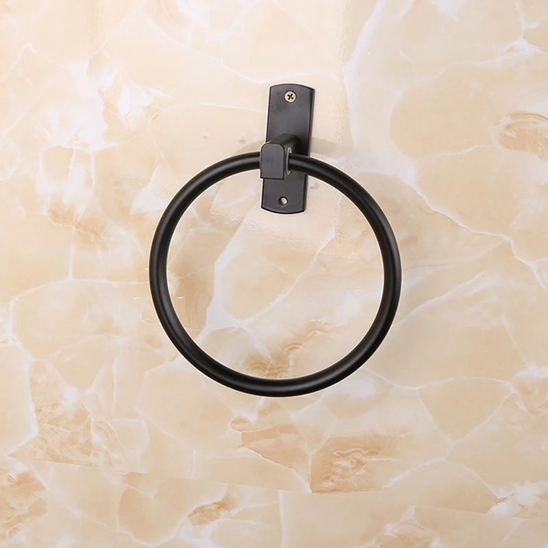Towel Rack Euro Antique Style 16cm Diameter Black Paint Aluminum Towel Ring Holder For Bathroom Wall
Towel Rack Euro Antique Style 16cm Diameter Black Paint Aluminum Towel Ring Holder For Bathroom Wall