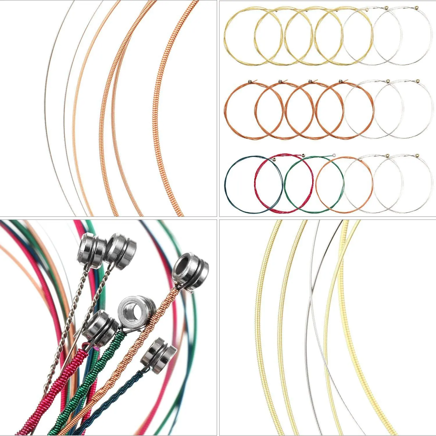 9 Sets Acoustic Guitar Strings Replacement Steel Guitar Strings for Electric Acoustic Guitar Beginners Performers
9 Sets Acoustic Guitar Strings Replacement Steel Guitar Strings for Electric Acoustic Guitar Beginners Performers