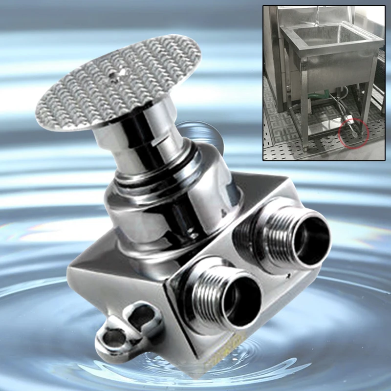 Copper Floor Foot Pedal Control Switch Tap Valve Faucet Used In Hospital, School
Copper Floor Foot Pedal Control Switch Tap Valve Faucet Used In Hospital, School