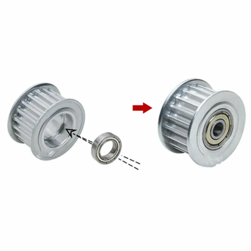 20 Teeth 5M Idler Pulley Tensioner Wheel Bore 5/6/7/8/10/12/15mm with Bearing Guide synchronous pulley Gear HTD5M 20teeth 20T
20 Teeth 5M Idler Pulley Tensioner Wheel Bore 5/6/7/8/10/12/15mm with Bearing Guide synchronous pulley Gear HTD5M 20teeth 20T