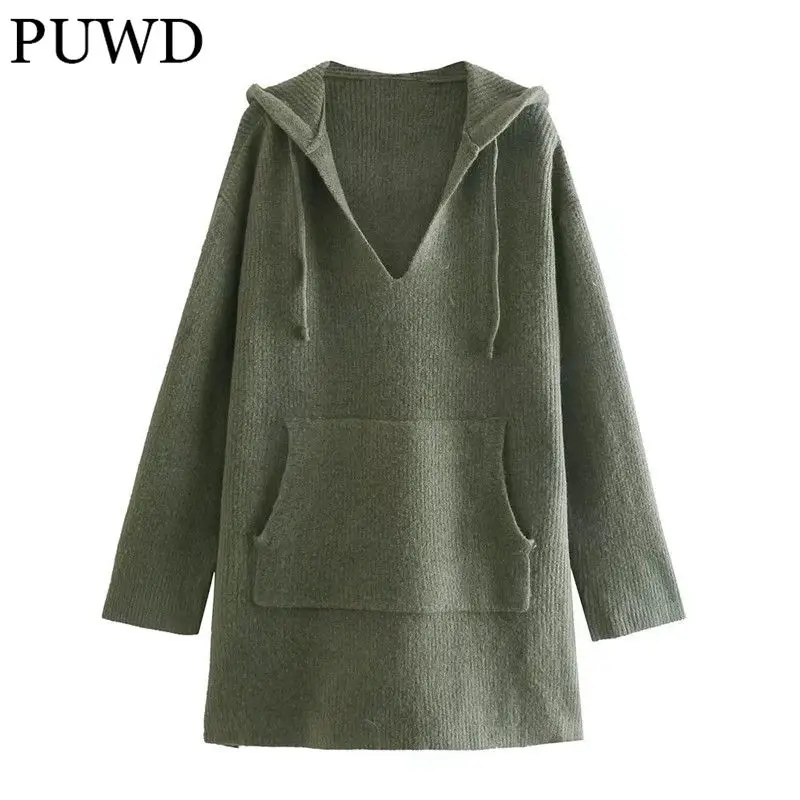 PUWD Oversize Women V Neck Pullover 2021 Autumn Fashion Ladies High Street Loose Pullover Female Green Casual Pullover Top
PUWD Oversize Women V Neck Pullover 2021 Autumn Fashion Ladies High Street Loose Pullover Female Green Casual Pullover Top