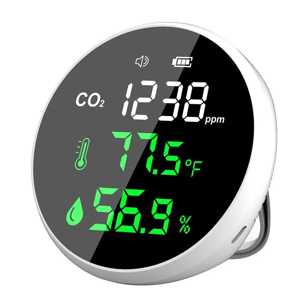 NEW MINI Carbon Dioxide Detector , Air Quality Monitor Indoor & Outdoor for CO2 , Temperature & Humidity Detection Sensor
NEW MINI Carbon Dioxide Detector , Air Quality Monitor Indoor & Outdoor for CO2 , Temperature & Humidity Detection Sensor