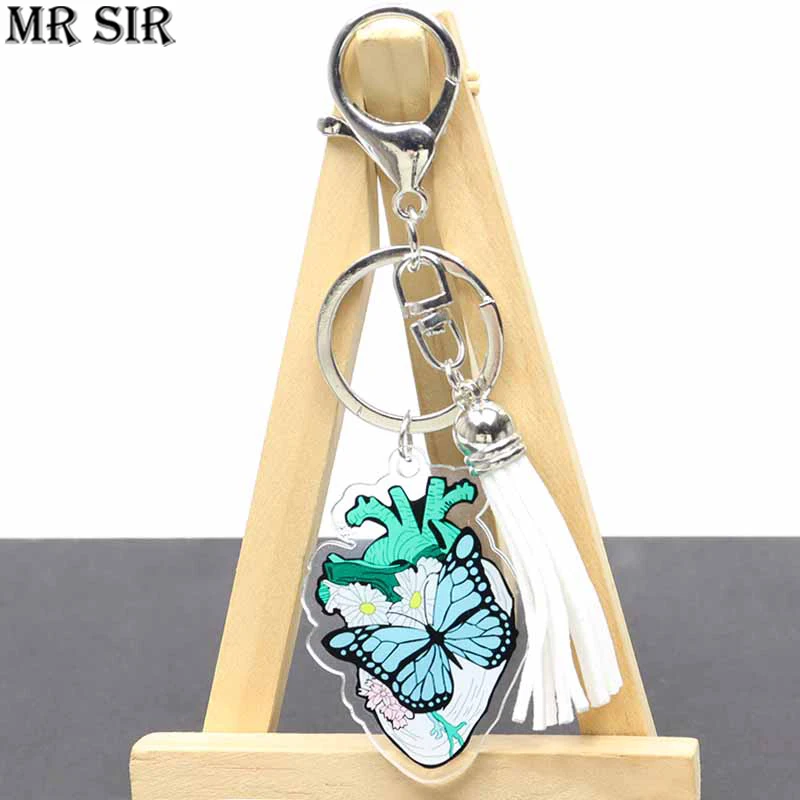 Anatomical Human Heart Live Keychain Oil Painting Ocean World Butterfly Rose Love Art Heart Tassel Keyring Medical Jewelry Organ
Anatomical Human Heart Live Keychain Oil Painting Ocean World Butterfly Rose Love Art Heart Tassel Keyring Medical Jewelry Organ