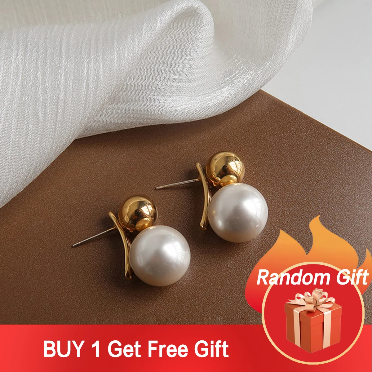 AENSOA Simple Round Metal Bead Pearl Drop Earrings For Woman Korean Cute Geometric Wedding Earring Pendant 2021 Jewelry Gift
AENSOA Simple Round Metal Bead Pearl Drop Earrings For Woman Korean Cute Geometric Wedding Earring Pendant 2021 Jewelry Gift