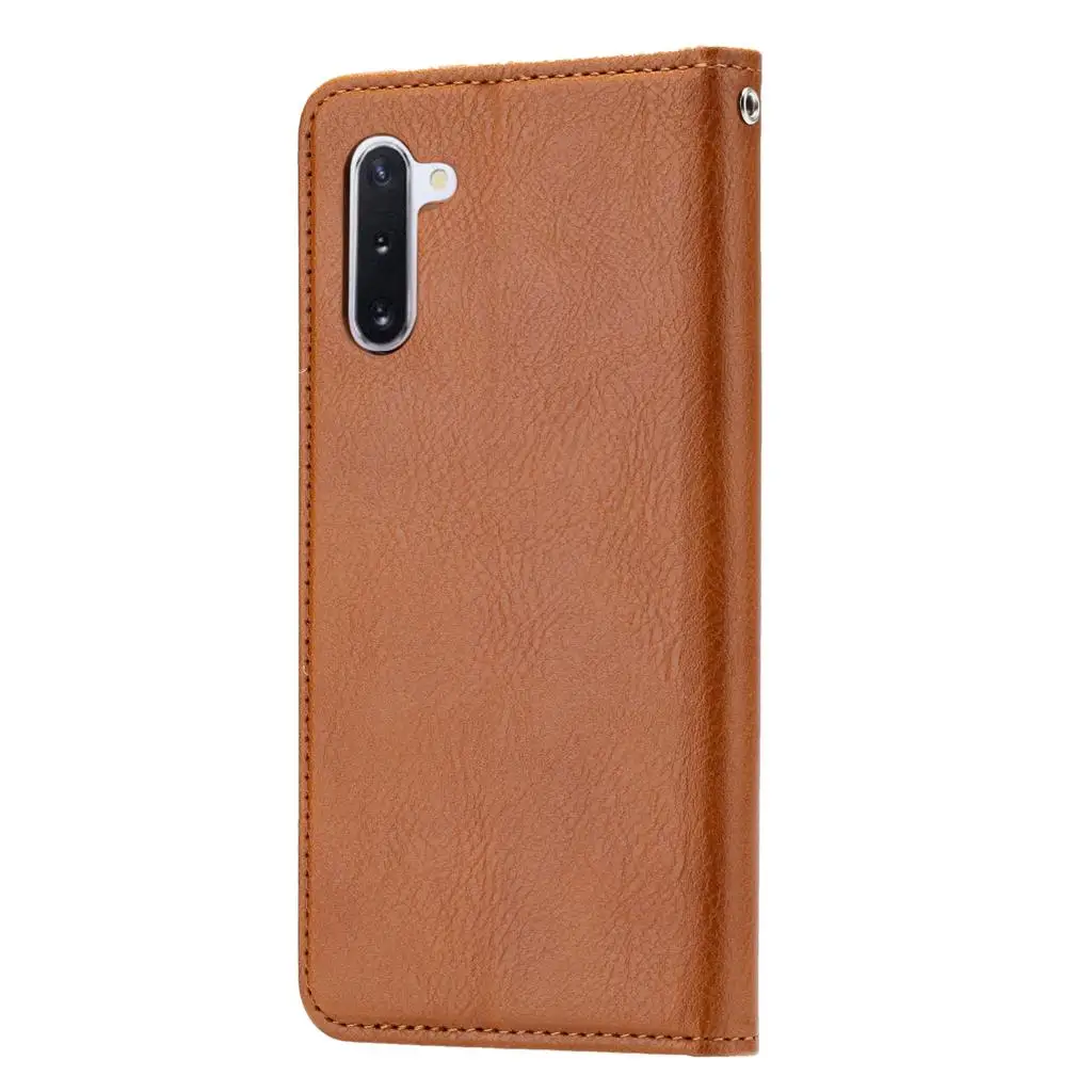 Кожаный чехол-книжка с магнитной застежкой в стиле ретро для Samsung Note 10 Plus A30S A50 A20E