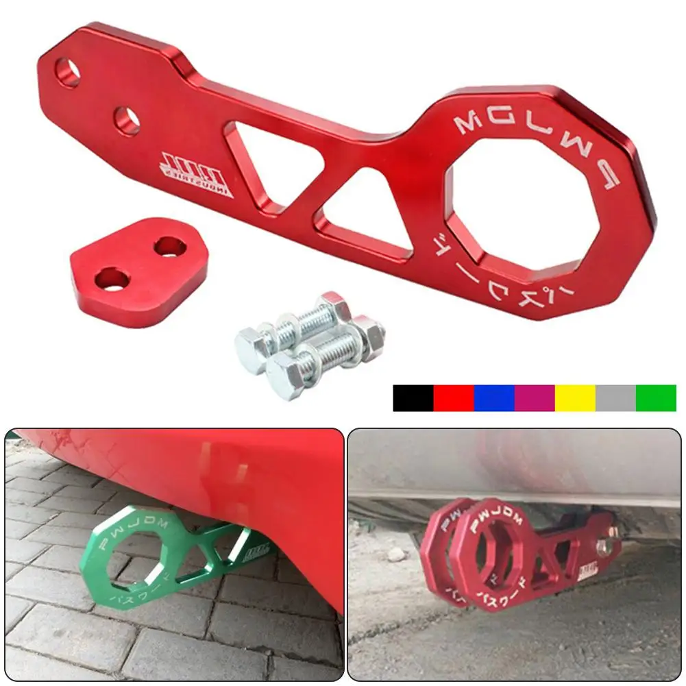 New Hot Sale Universal Aluminum Alloy Car Auto Rear Bumper Trailer Hook Towing Tools for JDM 
New Hot Sale Universal Aluminum Alloy Car Auto Rear Bumper Trailer Hook Towing Tools for JDM