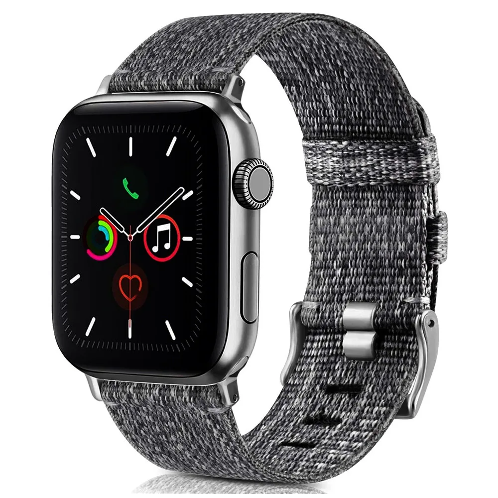 Ремешок нейлоновый для Apple Watch 44 мм 40 мм, Воздухопроницаемый браслет из нейлоновой ткани для iWatch 42 мм 38 мм, мужские и женские 
Ремешок нейлоновый для Apple Watch 44 мм 40 мм, Воздухопроницаемый браслет из нейлоновой ткани для iWatch 42 мм 38 мм, мужские и женские