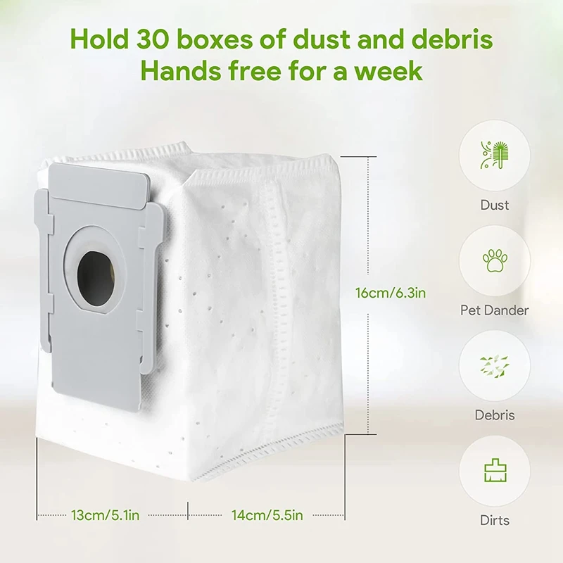 for IRobot Roomba Replacement Accessories I7 Plus E5 E6 S9 S9+ Robot Vacuum Cleaner Dust Bags Sweeping Spare Parts
for IRobot Roomba Replacement Accessories I7 Plus E5 E6 S9 S9+ Robot Vacuum Cleaner Dust Bags Sweeping Spare Parts