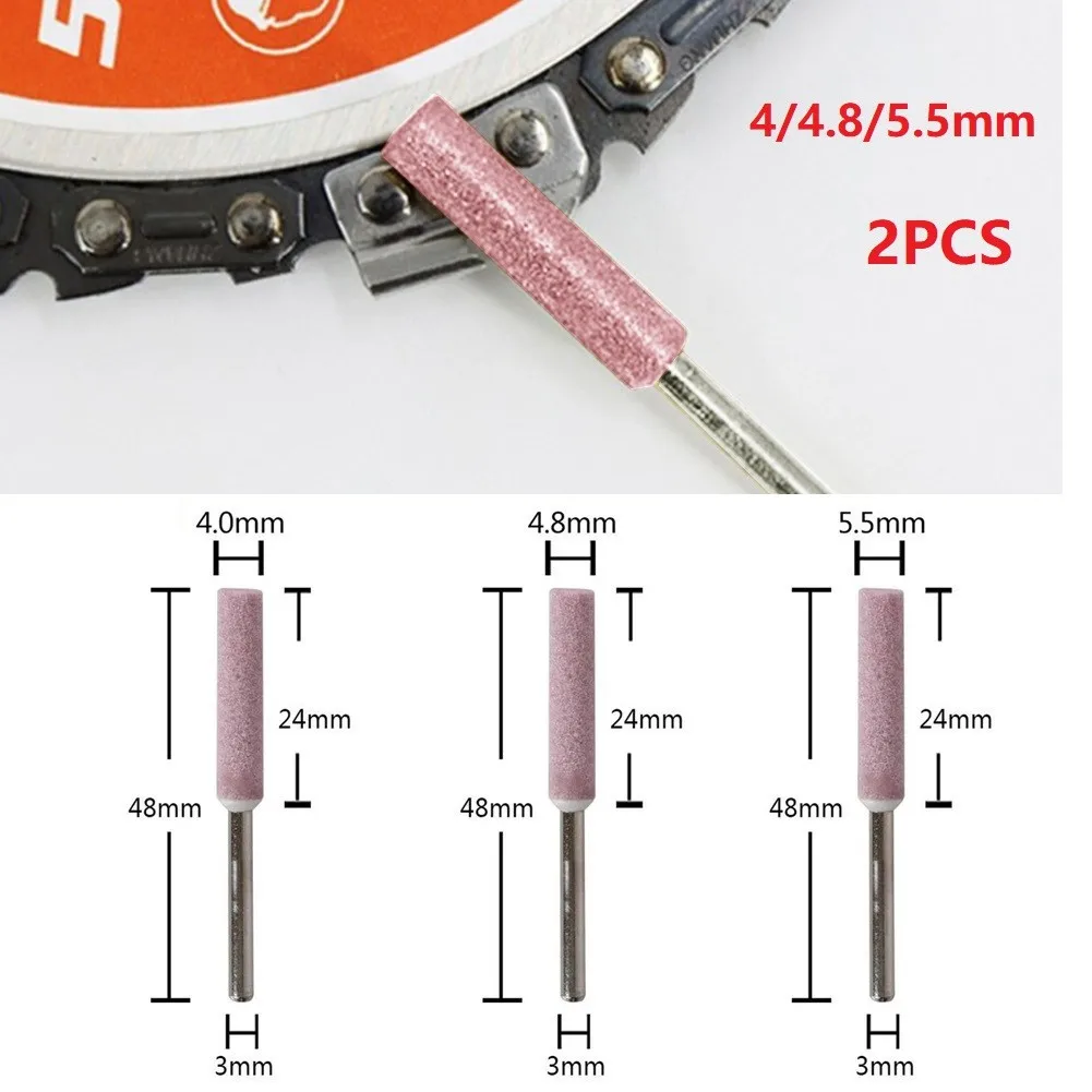 2Pcs Corundum Grinding Wheel Head Chainsaw Sharpener Burr 3mm Shank 4/4.8/5.5mm For Grinder Chain Saw Drill Carving Wheel Head
2Pcs Corundum Grinding Wheel Head Chainsaw Sharpener Burr 3mm Shank 4/4.8/5.5mm For Grinder Chain Saw Drill Carving Wheel Head