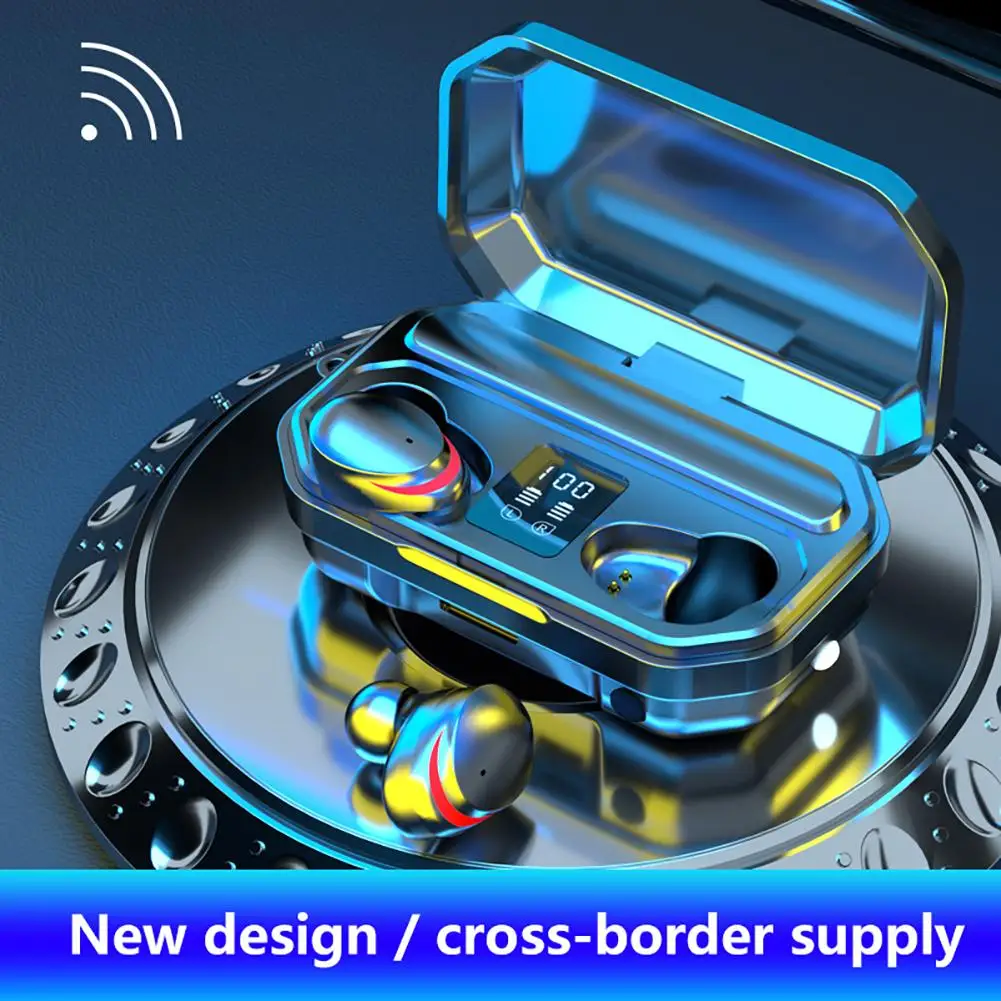 TWS M15 LED Display Bluetooth 5.1 Earphones with Charging Box Waterproof Earbuds In Ear Stereo Bass Gaming Headset drop shipping
TWS M15 LED Display Bluetooth 5.1 Earphones with Charging Box Waterproof Earbuds In Ear Stereo Bass Gaming Headset drop shipping