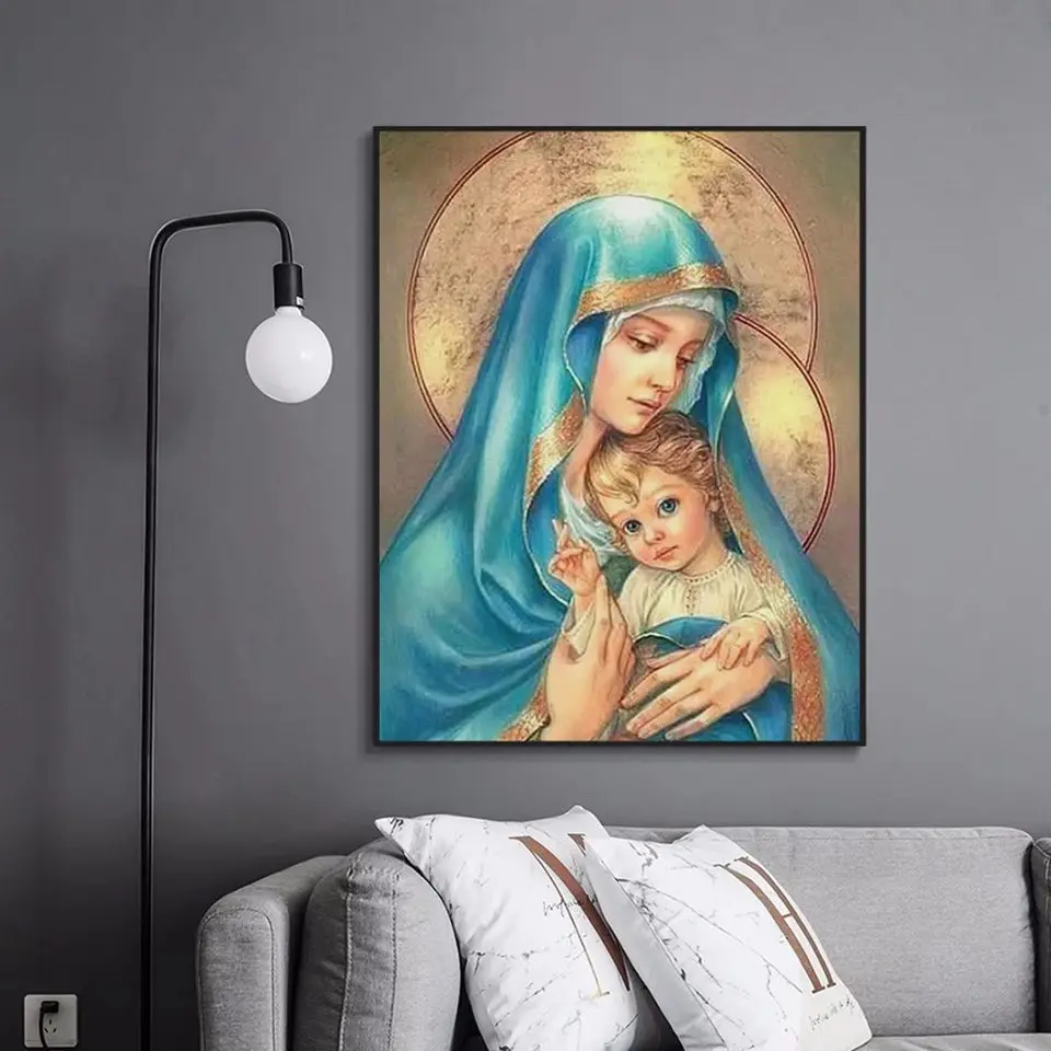 5D DIY hand sewing full diamond painting custom "religious figures" Mosaics cross stitch home decor wall plastering art gift 
5D DIY hand sewing full diamond painting custom "religious figures" Mosaics cross stitch home decor wall plastering art gift
