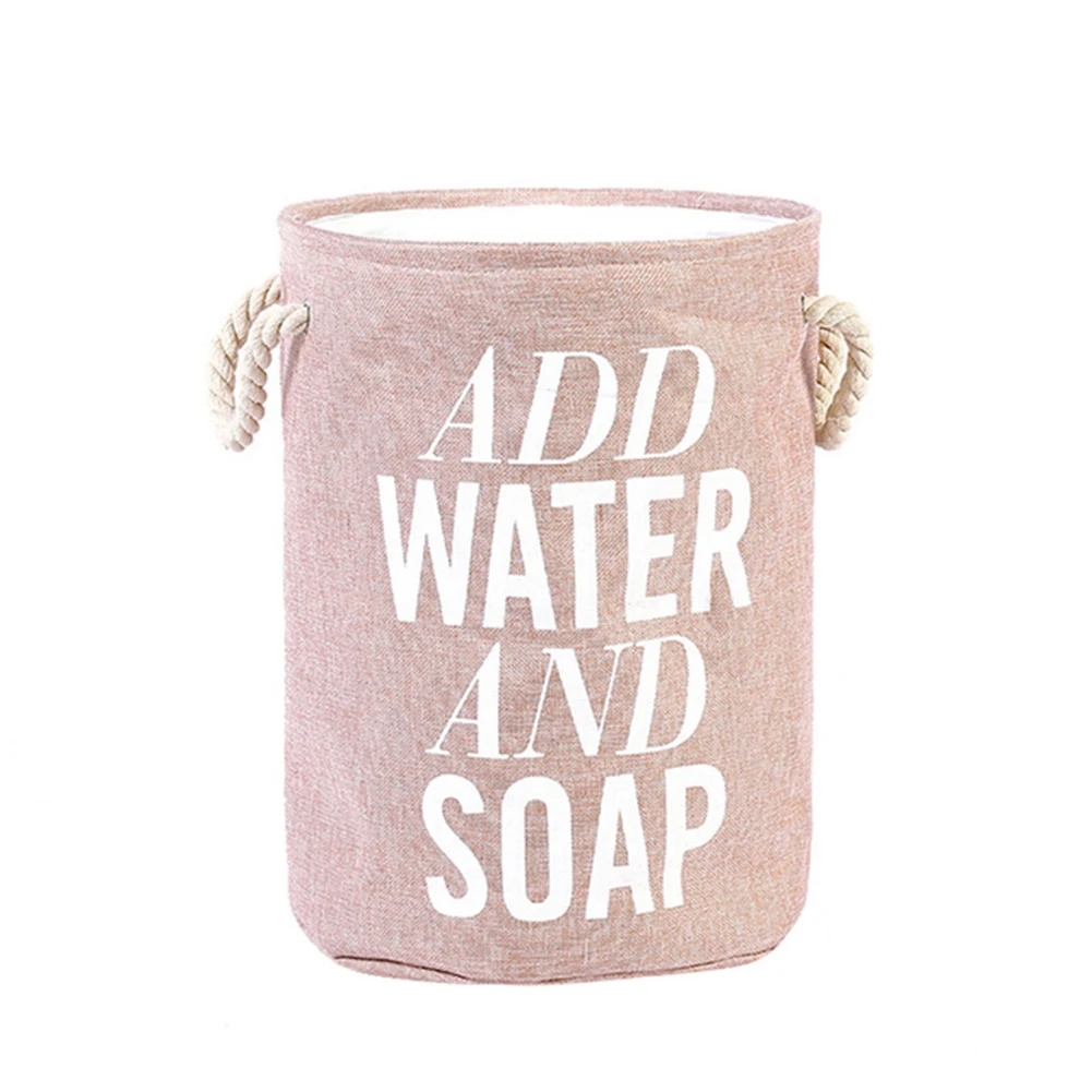 Simple Letter Print Foldable Cotton Linen Storage Bins Baskets Sundries Bat Clothes Organizer with Handles for Homeske
Simple Letter Print Foldable Cotton Linen Storage Bins Baskets Sundries Bat Clothes Organizer with Handles for Homeske