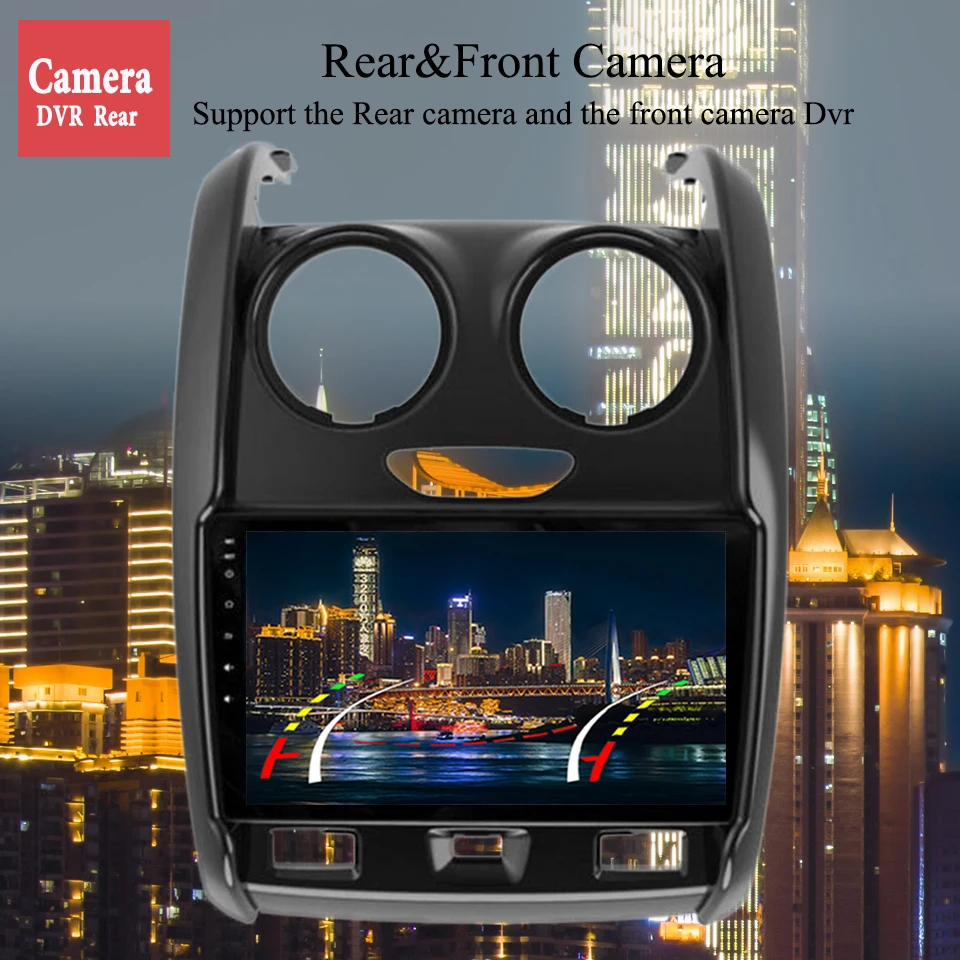 Автомагнитола для Renault Duster 2015-2020 2 DIN Android 10 мультимедийный видеоплеер навигация GPS