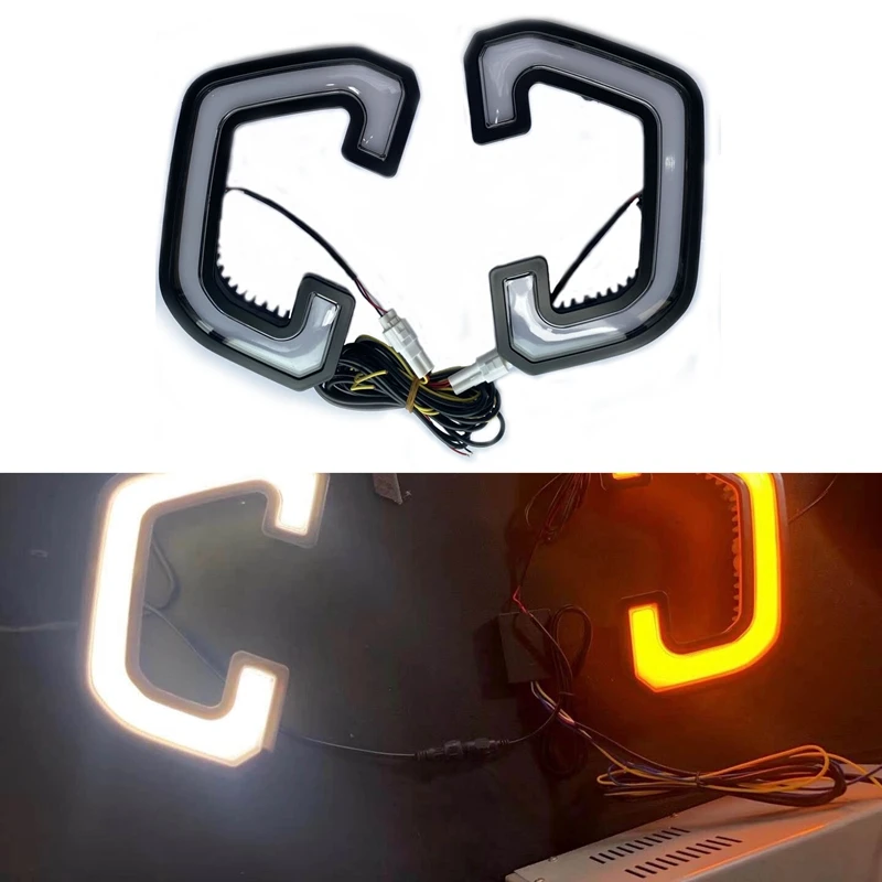 Car LED Daytime Running Lights, Central Grid Turn Signal C-Type Running Lights for Ford Ranger T8 2019 2020
Car LED Daytime Running Lights, Central Grid Turn Signal C-Type Running Lights for Ford Ranger T8 2019 2020