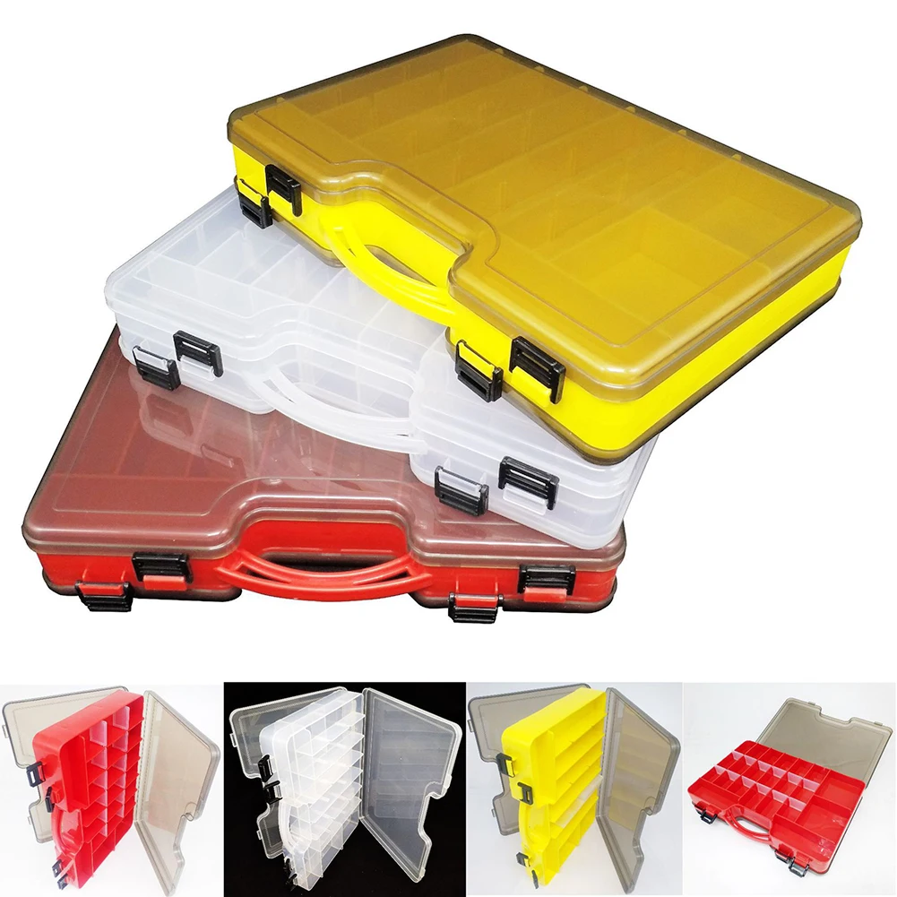 Portable Double-sided Fishing Lure Fishing Tackle Box Bait Box Transparent Color Storage Box Toolbox with Insert Storage Box
Portable Double-sided Fishing Lure Fishing Tackle Box Bait Box Transparent Color Storage Box Toolbox with Insert Storage Box