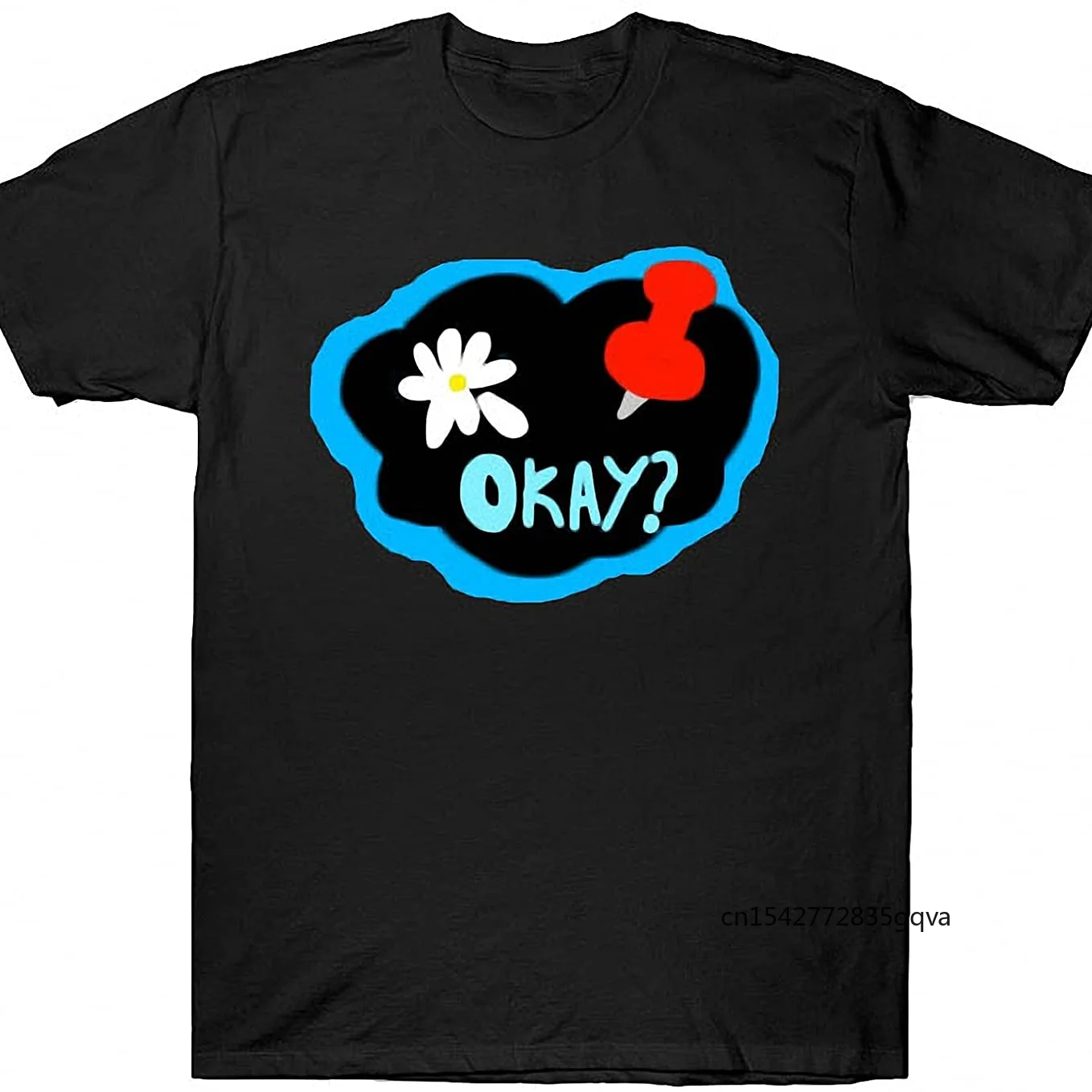 Black T-shirt Okay Logo Printed Summer Unisex Tops Trendy Short Sleeve Loose and Soft New Arrival 2021
Black T-shirt Okay Logo Printed Summer Unisex Tops Trendy Short Sleeve Loose and Soft New Arrival 2021