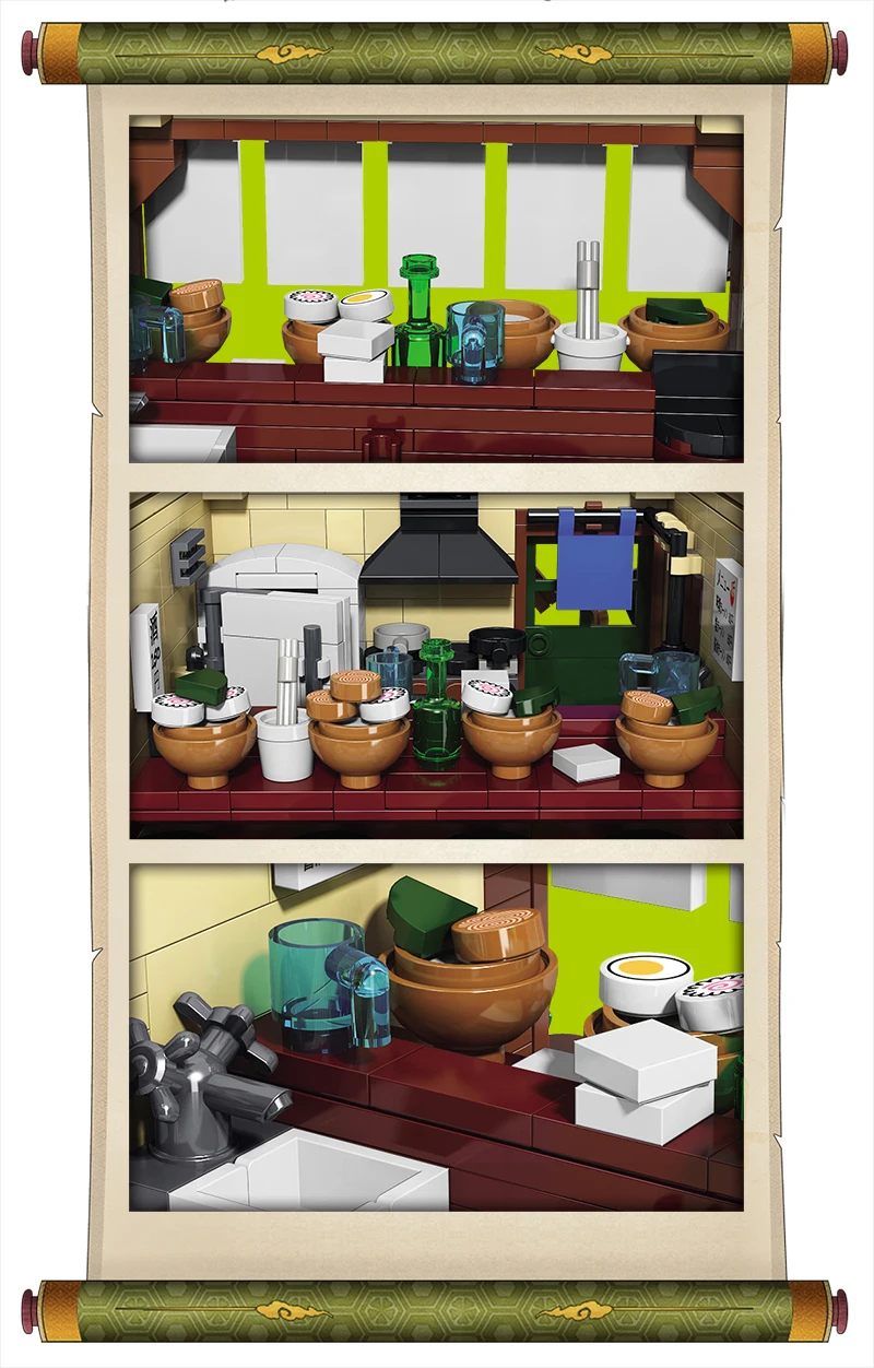 New 2000+Pcs Ramen House Building Blocks Bricks Toys Gifts for Kids Children Friends View Japan Anime Mini Model
New 2000+Pcs Ramen House Building Blocks Bricks Toys Gifts for Kids Children Friends View Japan Anime Mini Model