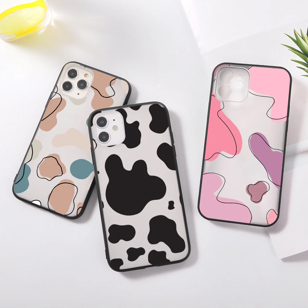 Cow Print Phone Case for iphone 12 Pro Max 11 Funda Cute Matte Transparent Cover 10 X XS Max XR 8 Plus SE 2020 6s 7 Plus Coque
Cow Print Phone Case for iphone 12 Pro Max 11 Funda Cute Matte Transparent Cover 10 X XS Max XR 8 Plus SE 2020 6s 7 Plus Coque
