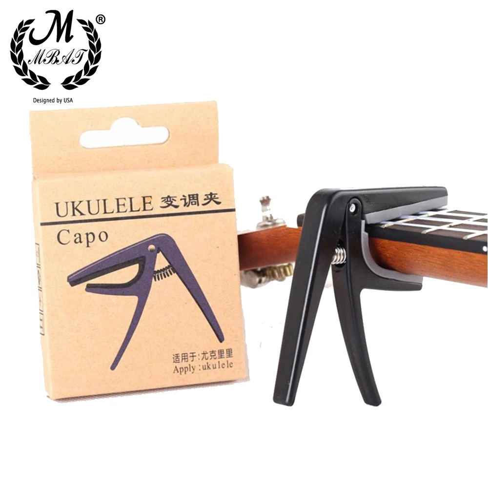 M MBAT Black Ukulele Capo Musical Instrument Accessories Tone Clip Classic Acoustic 4 Strings Hawaii Guitar Tuning Clamp Tool
M MBAT Black Ukulele Capo Musical Instrument Accessories Tone Clip Classic Acoustic 4 Strings Hawaii Guitar Tuning Clamp Tool