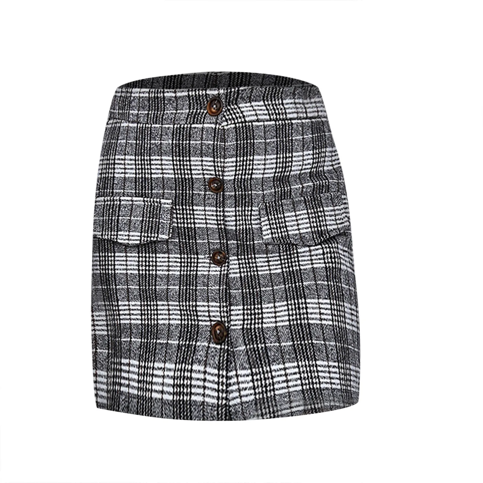 New Fashion Women's Uniform Ladies Fashion Plaid A-line High Waist Short Skirt Stitching Button Bag Hip Mini Skirt
New Fashion Women's Uniform Ladies Fashion Plaid A-line High Waist Short Skirt Stitching Button Bag Hip Mini Skirt