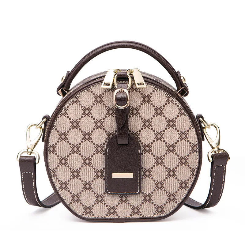 Genuine Leather Women Circular Bags 2021 New Fashion Classical Plaid Crossbody Bag Ladies Famous Handbags Channels Handbags Cc
Genuine Leather Women Circular Bags 2021 New Fashion Classical Plaid Crossbody Bag Ladies Famous Handbags Channels Handbags Cc