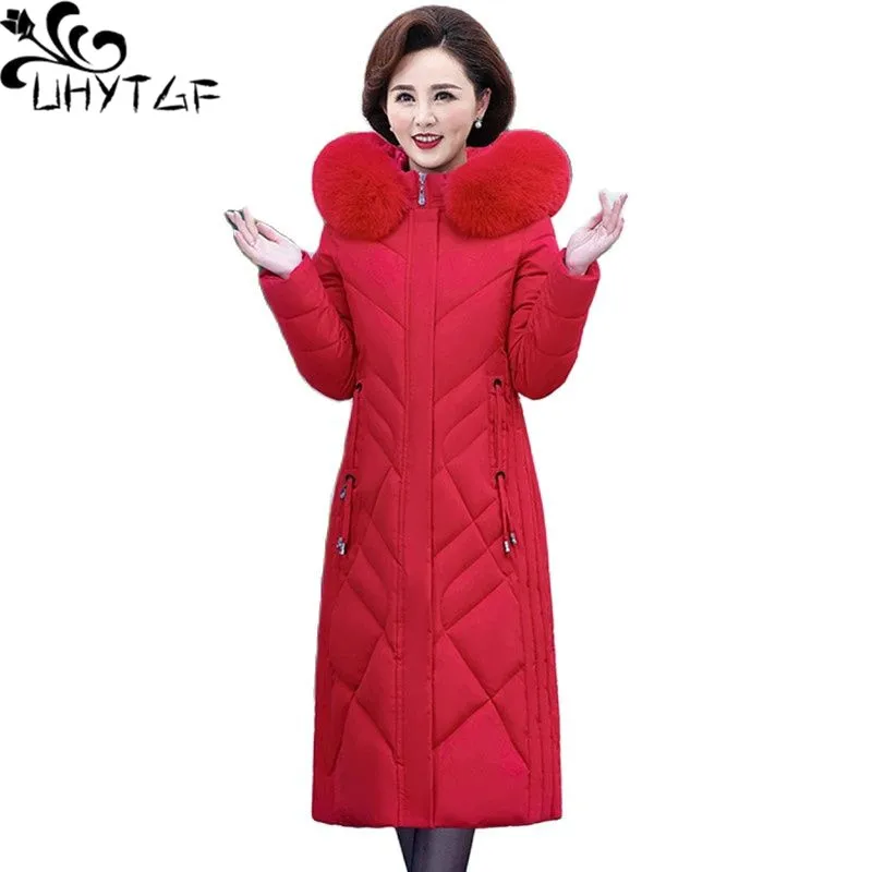 Зимняя женская куртка средней длины UHYTGF, качественный пуховик, повседневное теплое хлопковое пальто, утепленная ветрозащитная женская мод...
Зимняя женская куртка средней длины UHYTGF, качественный пуховик, повседневное теплое хлопковое пальто, утепленная ветрозащитная женская мод...