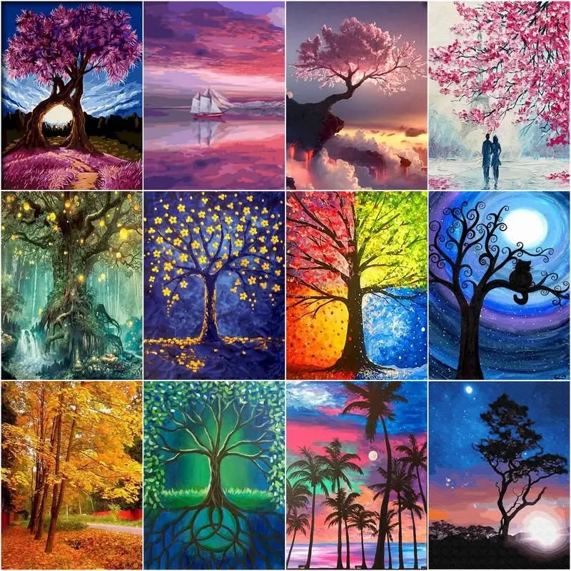 GATYZTORY 40x50cm живопись маслом по номерам дерево для взрослых детей ручная роспись картины по номерам DIY Цифровая живопись подарок для жизни при ... 
GATYZTORY 40x50cm живопись маслом по номерам дерево для взрослых детей ручная роспись картины по номерам DIY Цифровая живопись подарок для жизни при ...