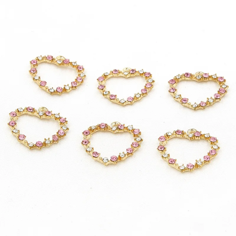 50pcs Summer wind colorful sweet heart charm for earrings bracelet accessories handmade DIY material geometric pendant
50pcs Summer wind colorful sweet heart charm for earrings bracelet accessories handmade DIY material geometric pendant